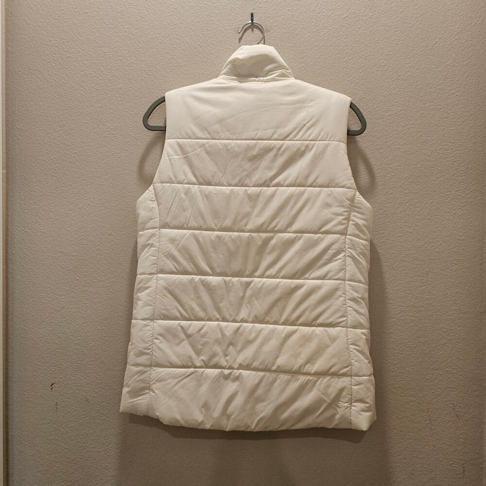 New Balance Women's Off White Puffer Vest Size Medium View 3